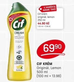 Krémový čistič Cif Cream