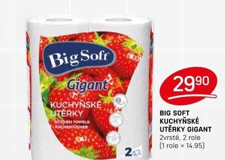 Kuchyňské utěrky 2vrstvé Gigant Big Soft