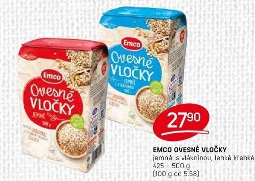 Ovesné vločky Emco