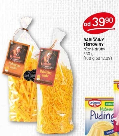 Těstoviny babiččiny Druid