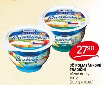 Tradiční pomazánkové Jihočeské Madeta
