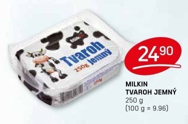 Tvaroh jemný Milkin
