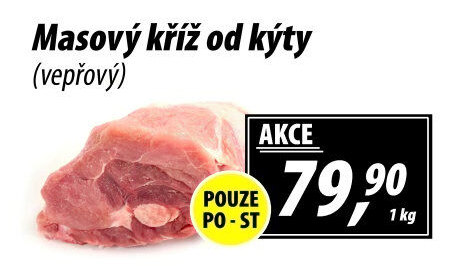 Masový kříž od kýty vepřový