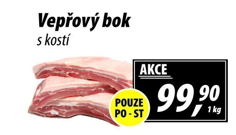 Vepřový bok s kostí