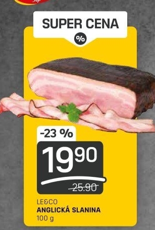 Anglická slanina LE&amp