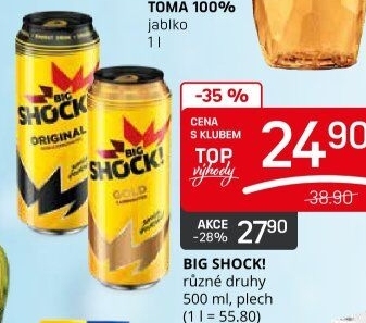 Energetický nápoj Big Shock