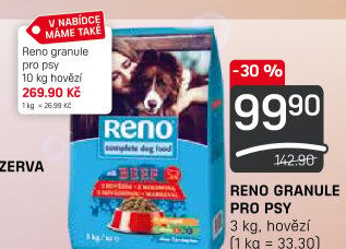 Granule pro psy Reno