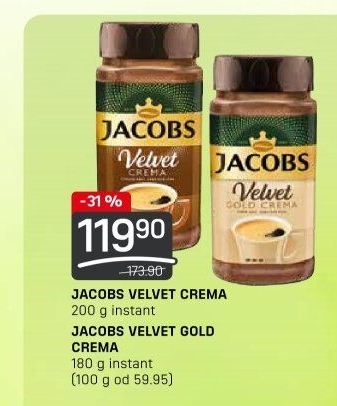 Instantní káva Jacobs Velvet Crema
