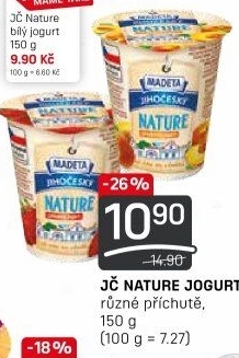 Jogurt Nature ochucený jihočeský Madeta