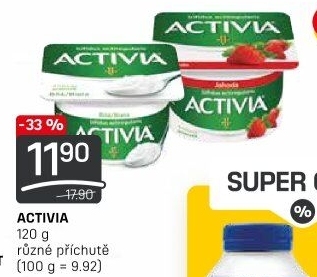 Jogurt ochucený Activia Danone