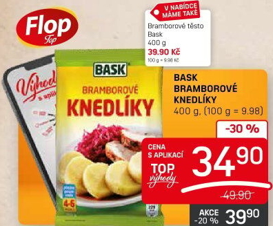Knedlíky bramborové v prášku Bask