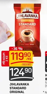 Mletá káva Standard Jihlavanka