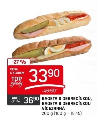 Obložená bageta