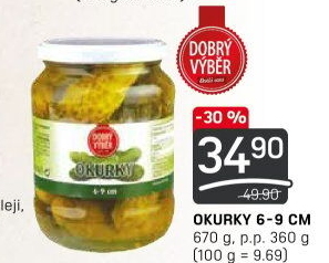 Okurky Dobrý Výběr