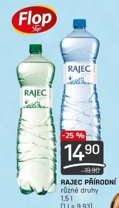 Přírodní voda Rajec