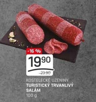 Salám turistický Kostelecké uzeniny
