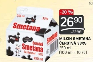 Smetana Milkin 33%