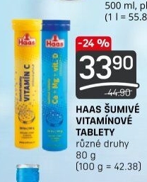 Šumivé tablety Haas