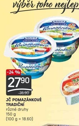 Tradiční pomazánkové Jihočeské Madeta