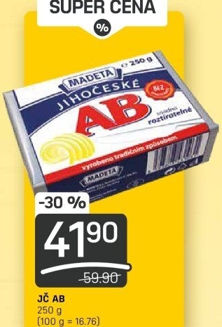 Tuk Jihočeské AB Madeta