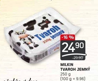 Tvaroh jemný Milkin