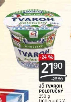 Tvaroh polotučný Jihočeský Madeta