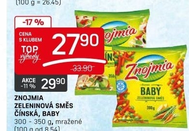 Zeleninová směs čínská mražená Znojmia