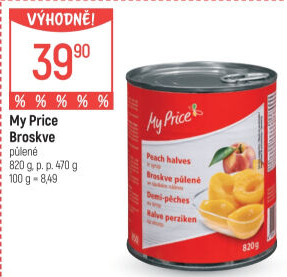 Kompot broskve My Price
