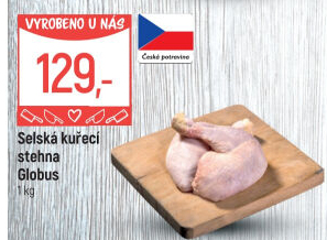 Selská kuřecí stehna Globus