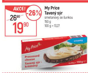 Sýr tavený My Price