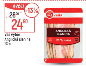 Anglická slanina Váš Výběr