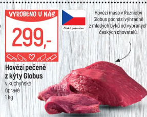 Hovězí pečeně z kýty Globus