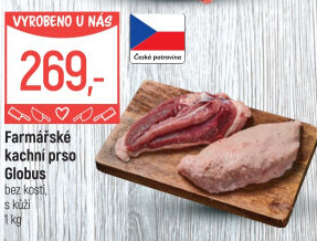 Kachní prsa farmářská bez kosti Globus