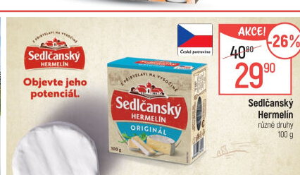 Sýr Hermelín Sedlčanský