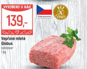 Vepřové mleté maso Globus