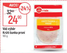Krůtí prsní šunka Váš Výběr