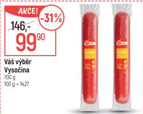 Salám Vysočina Váš Výběr