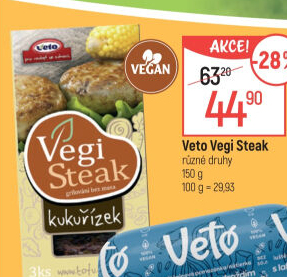 Steak veganský Vegi Veto