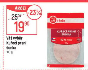 Šunka kuřecí prsní Váš Výběr