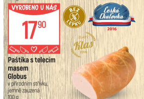 Paštika s telecím masem Játrovka Globus