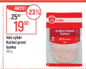 Šunka kuřecí prsní Váš Výběr