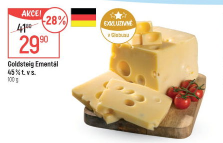 Sýr Ementál 45 % Goldsteig