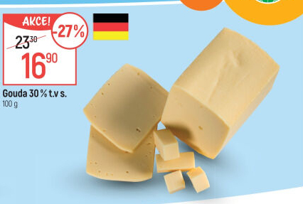 Sýr Gouda 30%