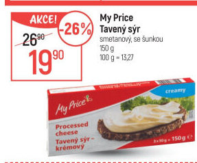 Sýr tavený My Price