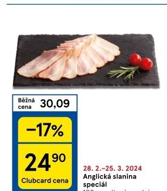 Anglická slanina speciál