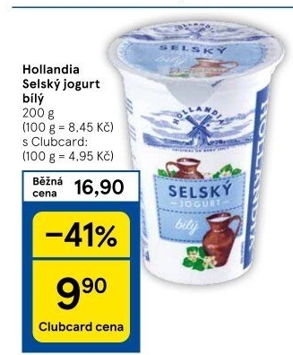Bílý jogurt selský Hollandia