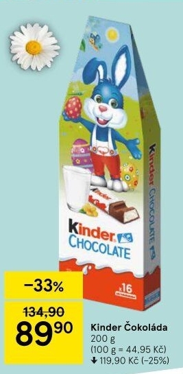 Čokoládky velikonoční Kinder