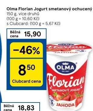 Jogurt smetanový Florian Olma