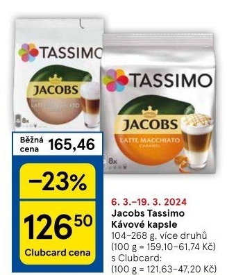 Kapsle Tassimo Jacobs