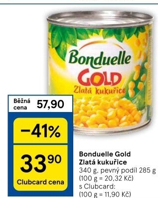 Kukuřice sterilovaná Gold Bonduelle